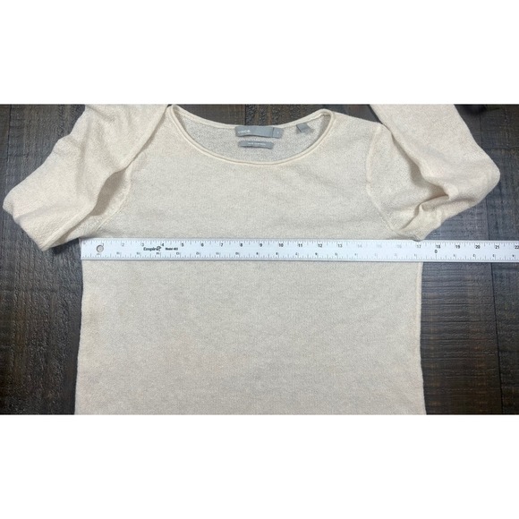 VINCE Women's 100% Cashmere Sweater, Beige, Size XS - Picture 2 of 7